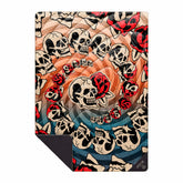 Original Puffy Blanket - Skulls & Roses