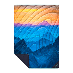 Original Puffy Blanket - Misty Peaks Mountainscape