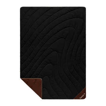 Campfire Puffy Blanket - Black Mocha