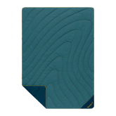 Campfire Puffy Blanket - Sage Navy