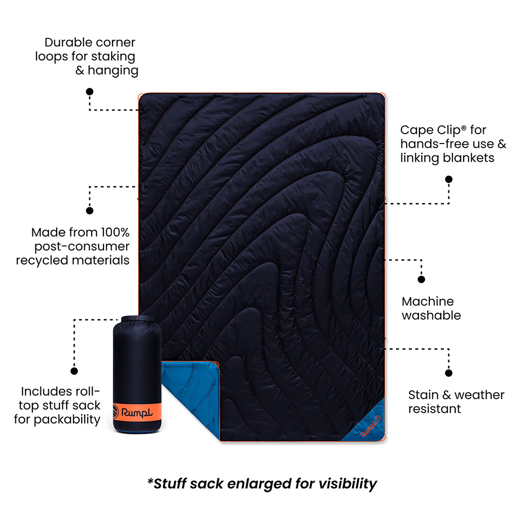 Original Puffy Blanket - Midnight Blue