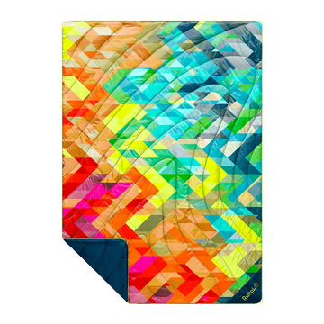 Rumpl Original Puffy Blanket - Geo Fresh Original Puffy Blanket - Geo Fresh | Rumpl Blankets For Everywhere Printed Original