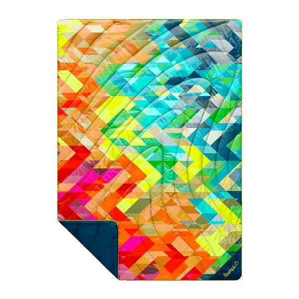 Rumpl Original Puffy Blanket - Geo Fresh Original Puffy Blanket - Geo Fresh | Rumpl Blankets For Everywhere Printed Original