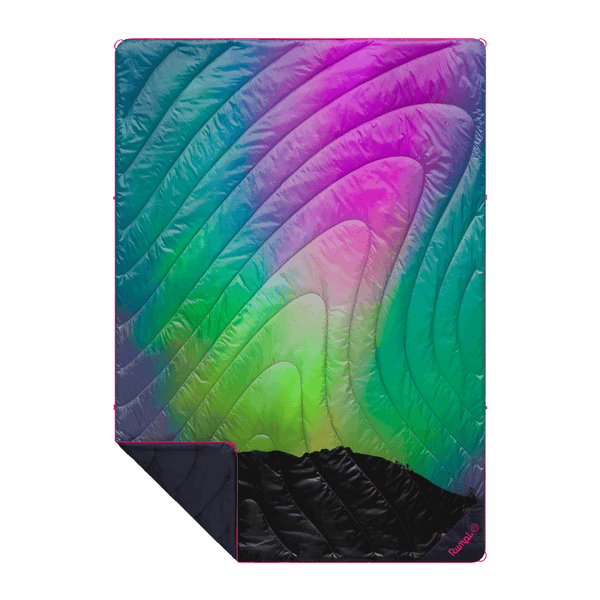 Rumpl Original Puffy Blanket  - Northern Lights Original Puffy Blanket  - Northern Lights  | Rumpl Blankets For Everywhere Printed Original