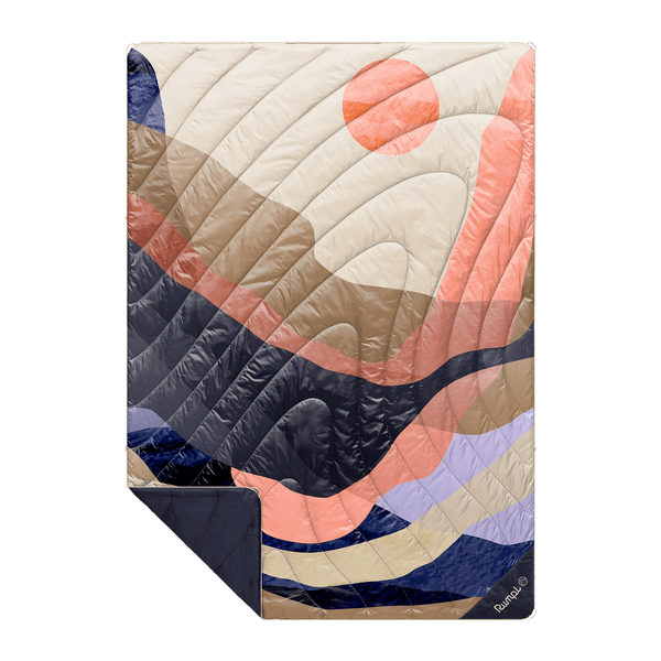 Rumpl Original Puffy Blanket - Valley Dawn Original Puffy Blanket - Valley Dawn | Rumpl Blankets For Everywhere Printed Original