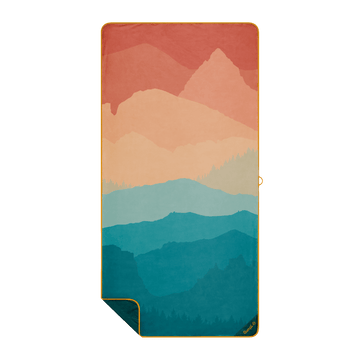 Rumpl Tech Towel - Rocky Mountain Sunset Fade Tech Towel - Rocky Mountain Sunset Fade | Rumpl Blankets for Everywhere Tech Towel