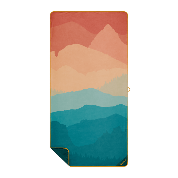 Rumpl Tech Towel - Rocky Mountain Sunset Fade Tech Towel - Rocky Mountain Sunset Fade | Rumpl Blankets for Everywhere Tech Towel