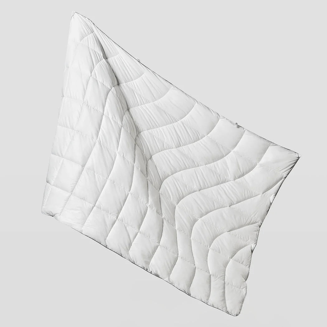 NanoLoft Puffy Blanket Whiteout Rumpl Blankets For Everywhere Rumpl Australia